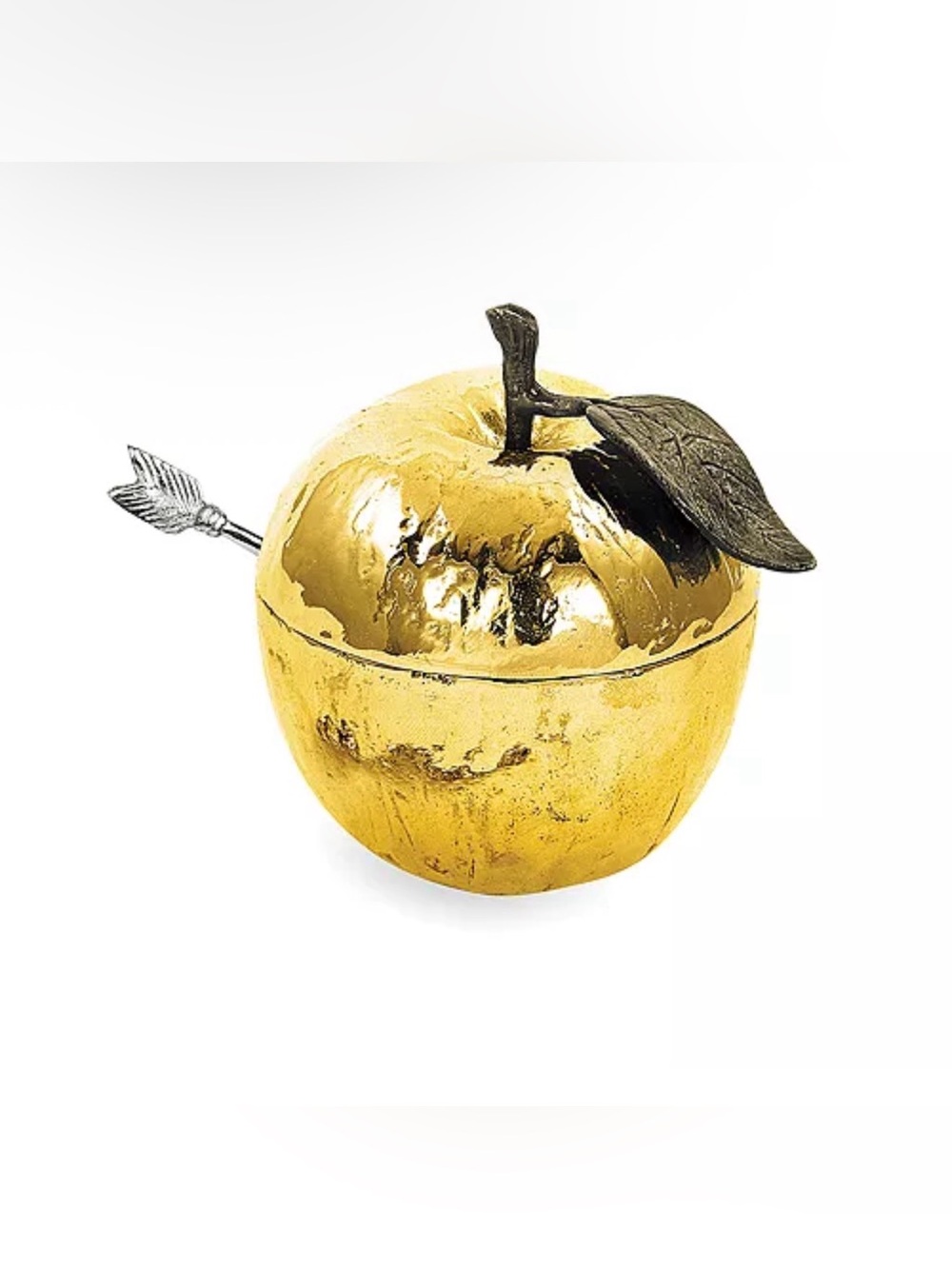 Michael Aram Apple Honey Pot with Spoon